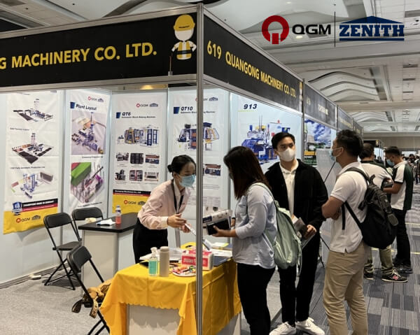 QGM-ZENITH Bring More Solutions for Concrete Block Making on 2022 PHILCONSTRUCT